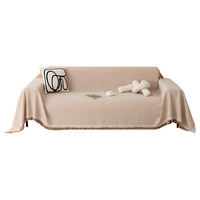 Housse de canapé moderne style nordique imperméable 100 % polyester, couverture intégrale, toutes saisons, motif géométrique, lavable