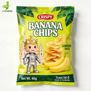 Sachets d'emballage alimentaire personnalisés imprimés pour snacks, pochettes souples vides en plastique, aluminium et Mylar pour chips de pommes de terre et bananes - Product Image 5