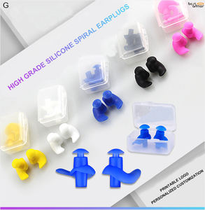 Bouchons d'oreilles réutilisables étanches Réduction du bruit Défenseur d'<span class=keywords><strong>oreille</strong></span> pour la natation Protection auditive Bouchons d'<span class=keywords><strong>oreille</strong></span> en silicone - Product Image 3