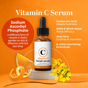 Sérum hydratant illuminateur Radiant Glow avec 30 ml d'hydratation, propriétés anti-rides et anti-âge, vitamine C liquide pour le visage - Product Image 5
