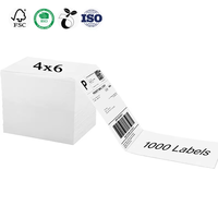 Étiquette autocollante de qualité supérieure, emballage d'étiquettes, 100 x 150, étiquette de code QR, papier adhésif, autocollant de code QR