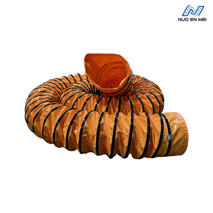 Manguera Flexible NUOENWEI con Hebilla y Cuerda <span class=keywords><strong>de</strong></span> PP, Manguera <span class=keywords><strong>de</strong></span> Ventilación <span class=keywords><strong>de</strong></span> PVC para Flujo <span class=keywords><strong>de</strong></span> Aire <span class=keywords><strong>de</strong></span> Escape <span class=keywords><strong>Industrial</strong></span> -15 ° <span class=keywords><strong>De</strong></span> la C a la 80 ° C Naranja - Product Image 1