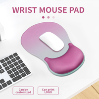 Tapis de bureau ergonomique personnalisé, repose-poignets pour clavier en mousse à mémoire de forme, tapis de souris de jeu à motif de dessin animé, résistant à l'eau et aux rayures, pour le bureau