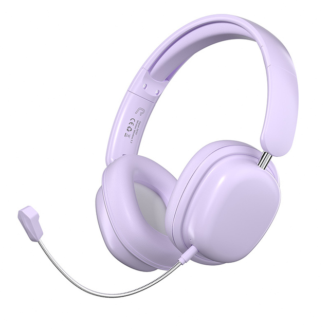 SY-T1 Foldable Wireless Headphones Over Head BT5.3 Stereo Music Gaming Headset With Detachable Microphone