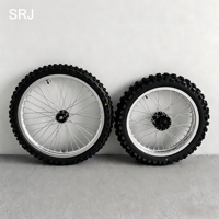 Pneu arrière à crampons de 19 pouces à haute traction compatible avec Surron Light Bee X Segway X260 Talaria 3X Moto tout-terrain électrique Pneu pour piste boueuse