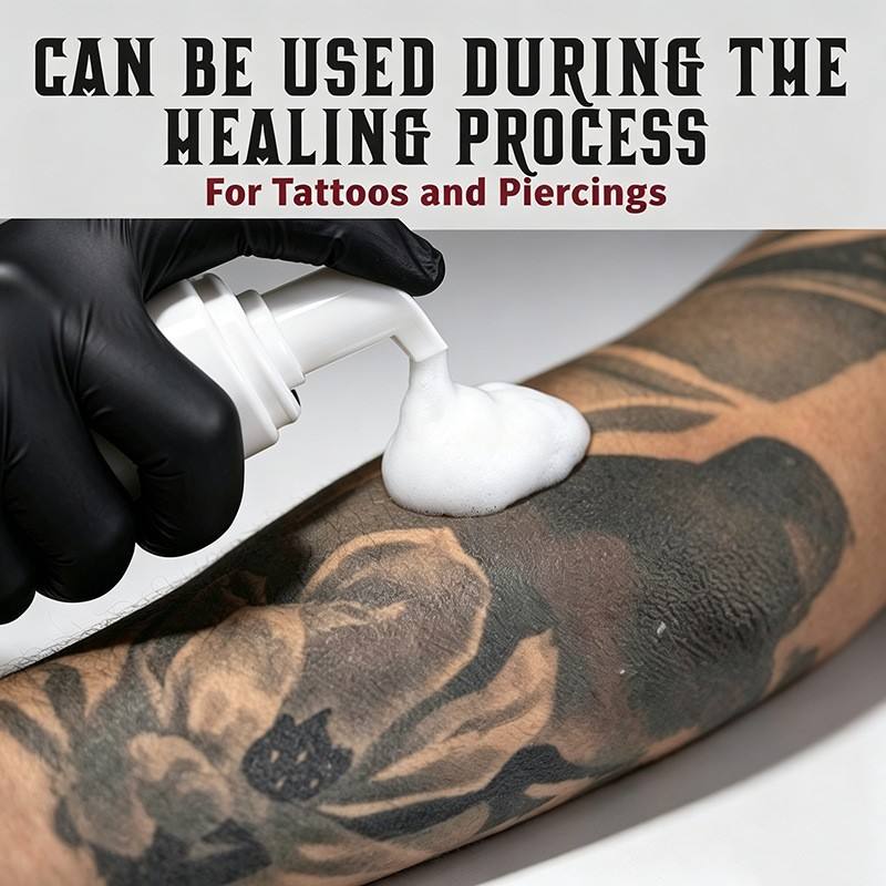 Clean Body Colour In Tattoo Aftercare Tattoo Soap - Dermatologist Tested Cleanser to Clean ...