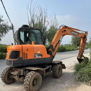 Doosan รถตักตีนตะขาบขนาดเล็ก60W มือสองจากเกาหลีใต้ตัวขุดแกน7ton ตีนตะขาบเล็กรถยนต์ Isuzu yanmar KAWASAKI Daewoo - Product Image 1