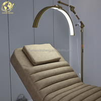 Table de massage électrique professionnelle réglable à 3 moteurs en cuir PU avec éponge haute densité pour studio de beauté et soins de la peau