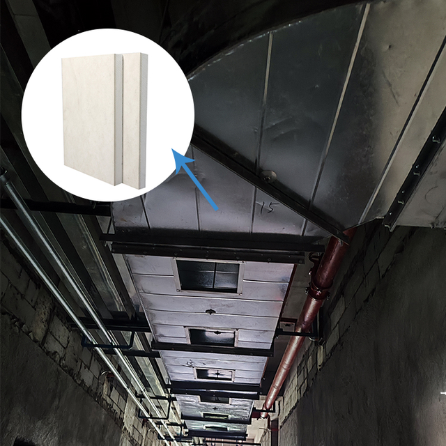50mm 100mm Calcium Silicate Duct Board Slab Sheet Insulation Material for Fireproofing