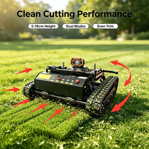 Tondeuse télécommandée hybride essence-électrique pour pentes, <span class=keywords><strong>coupe</strong></span>-herbe RC sans perte de puissance pour la débroussaillage des barrages et réservoirs - Product Image 3