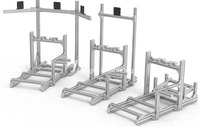 Siège de jeu confortable Profil en aluminium noir 8080 Avion SIM Racing Rig Simulateur de conduite Cockpit Extrusion d'aluminium