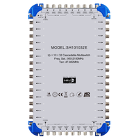 Récepteur satellite numérique multicommutateur satellite 10 entrées 16 sorties diseqc 2.0 commutateur en cascade à 10 entrées