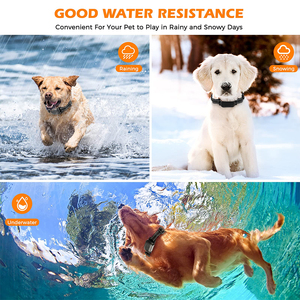 Có Thể Sạc Lại Thông Minh Điện Tử Con Chó Hàng Rào Điều Khiển Từ Xa Có Thể Điều Chỉnh Phạm Vi Kiểm Soát Vỏ Cây Không Thấm Nước IP67 Bền Vật Liệu Nhựa - Product Image 6