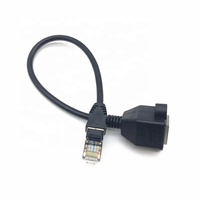 Câbles d'extension RJ45 mâle vers RJ45 femelle 8P8C de haute qualité à montage sur panneau