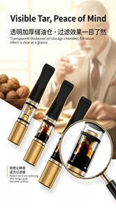 Portafiltros de Cigarrillos Reutilizable y Lavable, Ajuste Universal para Hombres, para Cigarrillos Regulares/Medianos/Delgados, Reciclable y Fácil de Limpiar - Product Image 4