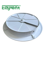 Diffuseur d'air rond en plastique ABS, grille de ventilation montée au plafond, couvercle de sortie de climatisation HVAC, blanc, décoratif, pour la maison, le bureau, l'hôtel