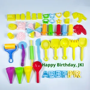 Mini rouleau à pâtisserie pour enfants garçons et bébés, emporte-pièce, outils en tissu, couleur, bricolage - Product Image 1