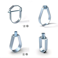 Offre Spéciale : Support de Tuyau FM UL CE, Suspension à Clevis UTT30 Galvanisée en Acier au Carbone, Raccord de Suspension de Tuyau de 1/2"-12" pour Support Sismique