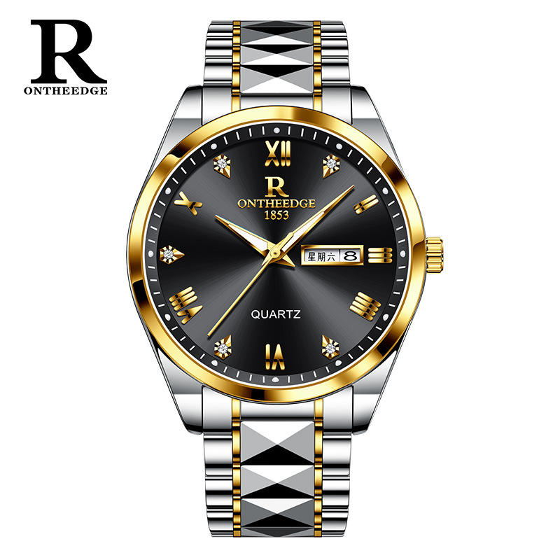 ONTHEEDGE Waterproof Watch Business Quartz Wristwatch