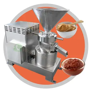 Manteiga De Amendoim Que Faz A Máquina De Aço Inoxidável Pasta De Gergelim Moinho Colóide Tahini Grinder Chilli Sauce Grinding Machine Preço