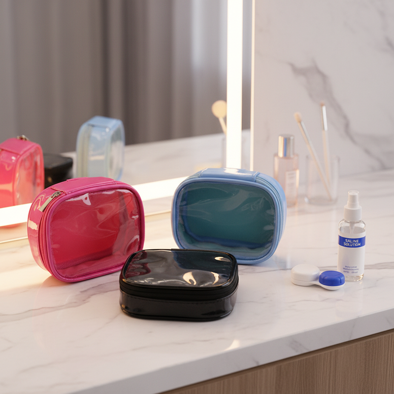 Scratch Proof PU Leather Eyeglass Case