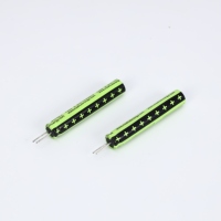 Baterai Lithium Cobalt Oxide Huahui Energy Slender Cylinder 3.7V 100mAh 7240 High-rate untuk Perangkat IoT Kecil