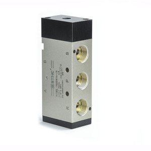 Vanne de commande pneumatique à deux positions et cinq voies STNC SonoTech série TG TG2511/2521A-08, résistance aux médias à haute température - Product Image 5