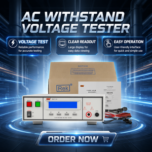 เครื่องทดสอบแรงดันไฟฟ้าแบบตั้งโปรแกรมได้ RK7110 AC 0-5kV 0.1-12mA มาตรฐาน พร้อม PLC ราคาขายส่ง - Product Image 2