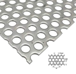 Tấm Kim Loại Đục Lỗ Bán Chạy Kích Thước Tùy Chỉnh Tấm Nhôm Đục Lỗ Kim Loại Để Trang Trí - Product Image 3