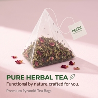 Tisane naturelle pour le soutien du cycle menstruel et l'équilibre hormonal, en sachets, avec trèfle rouge et feuille de framboise