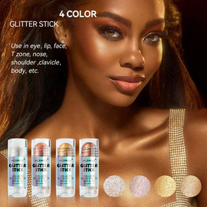 Iluminador Mineral en Barra con Lentejuelas de Diamante, Crema Iluminadora Corporal, Bronceador Facial Tridimensional Natural - Product Image 1