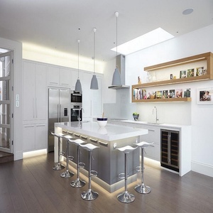 Juego Completo de Muebles de <span class=keywords><strong>Cocina</strong></span> de Madera Maciza con Electrodomésticos, Estilo Tradicional, <span class=keywords><strong>Cocina</strong></span> Americana Moderna de Guangzhou, Madera Contrachapada - Product Image 1
