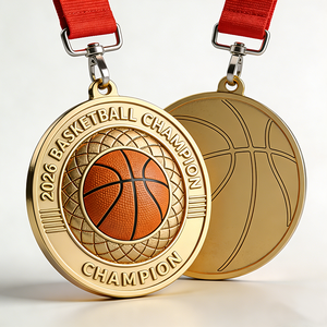 Médailles personnalisées en métal pour la lutte, le carnaval, la course à pied, le basketball, la récompense sportive, avec ruban doré, pour le <span class=keywords><strong>rugby</strong></span> - Product Image 2