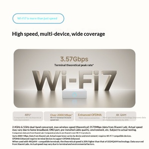 Routeur Wi-Fi 7 Xiao Mi pour toute la maison, réseau maillé avec 4 ports LAN, adapté aux grandes maisons, version filaire BE3600 Pro - Product Image 3