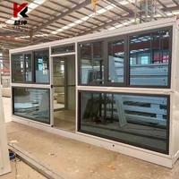 Casa Modular Plegable Tipo Z de Alta Calidad, Viviendas Prefabricadas Plegables, Casa Prefabricada de 20 pies, Casa Contenedor Económica