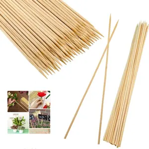 Cina Premium pabrik bambu tanaman tongkat pasak pot anggrek BBQ Grill Skewers Tongkat Bunga Pilihan mendukung Taman