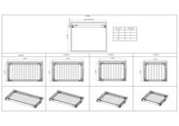 Accessoires de garde-robe tiroir coulissant organisateur de placard fermeture en douceur pull-out porte-pantalon pour meubles de chambre à coucher