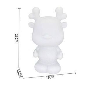 Ornement animalier DIY Ours fluide en résine pour graffiti, Élan 23cm/26cm/36cm avec peintures acryliques pour coulage, Écologique - Product Image 3