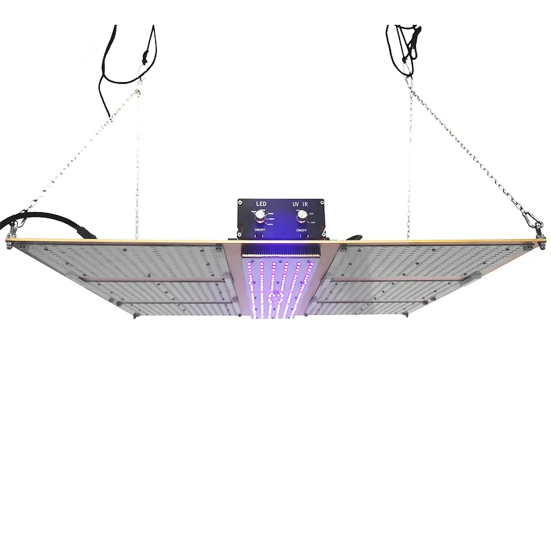 Grow Light Uv Ir KUNSIND Veg And Bloom Long Lifespan Energy Saving 480W 660Nm Red Uv Ir Led Grow Light Cabinet Hydroponics System