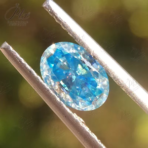 Multi Hue Aquamarijn Vergulde <span class=keywords><strong>Moissanite</strong></span> Vvs1 0.5-3ct Smaragdgroene Vorm Gecertificeerd Losse Edelsteen Sieraden Ambachtelijke Edelsteen Hoge Kwaliteit Steen - Product Image 3