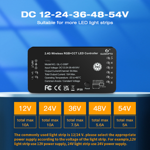 2025 giá rẻ gledopto Hot ZigBee 3.0 + 2.4 Gam không dây RGB + CCT Led điều khiển 10A Max màu Temp có thể điều chỉnh - Product Image 6