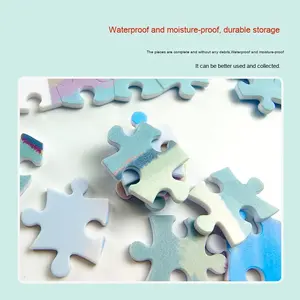 Rompecabezas de Plástico Educativo de Alta Dificultad, 1092 Piezas, Juguete de Regalo DIY para Niños de 5 a 7 Años, Alivio del Estrés, Paisaje HX - Product Image 4