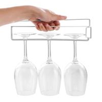 Nouveau design moderne, porte-bouteilles et porte-verres en métal sur pied, support de rangement multifonctionnel pour la cuisine
