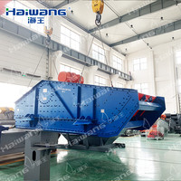 Machine linéaire de tamis vibrant de minerai de polyuréthane avec le moteur pour le lavage minéral et le criblage de sable