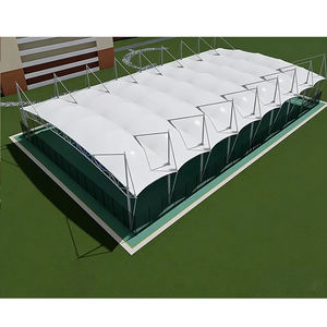 Structures tendues résistantes aux UV pour stades, terrains de basketball, terrains de padel, terrains de football, toits sportifs - Product Image 2