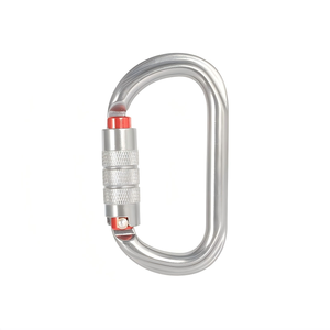 Mousqueton en aluminium aéronautique 25KN en forme de O à verrouillage automatique pour l'escalade et le sauvetage - Product Image 1