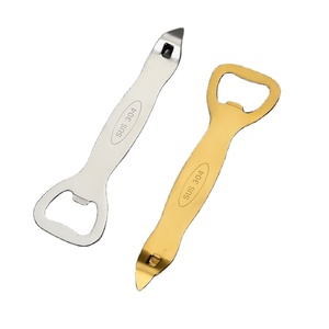 DFC044 Stock pour la vente en gros, ouvre-boîte manuel multifonctionnel à double tête en acier inoxydable 304, ouvre-boîte en métal sur mesure pour la maison - Product Image 1