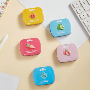 様々なフレーバー ビタミン豊富なフルーツパウダー製キャンディー 息リフレッシュ 缶入り クールミントキャンディー - Product Image 4