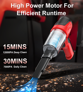Mạnh Mẽ Xe Máy Hút Bụi Không Dây Thổi Hút Hộ Gia Đình Xách Tay Mini Máy Hút Bụi Cho Xe Nhà - Product Image 3