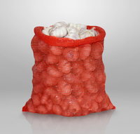 Groene raffia zakken 34x77cm, draagvermogen 13kg, voor fruit, legumes en groenten